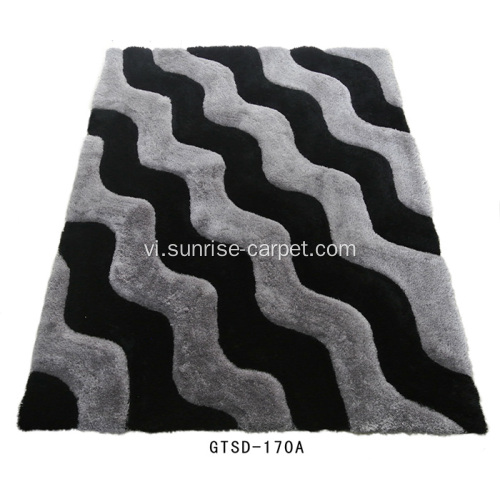 Vải Polyester Vùng Rug 3D Mỏng